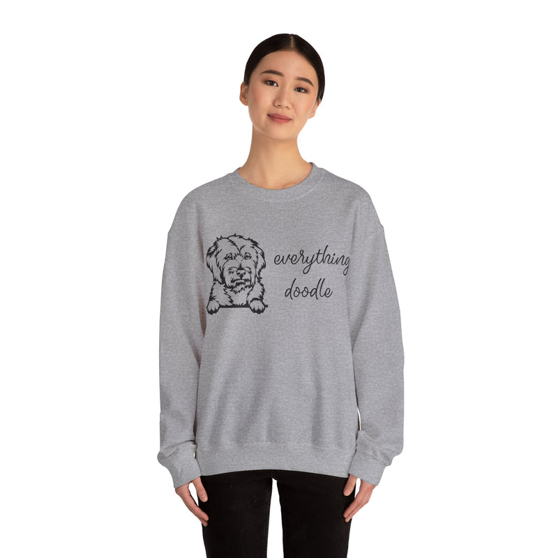 Everything Doodle Crewneck Sweatshirt (Calm Colors)