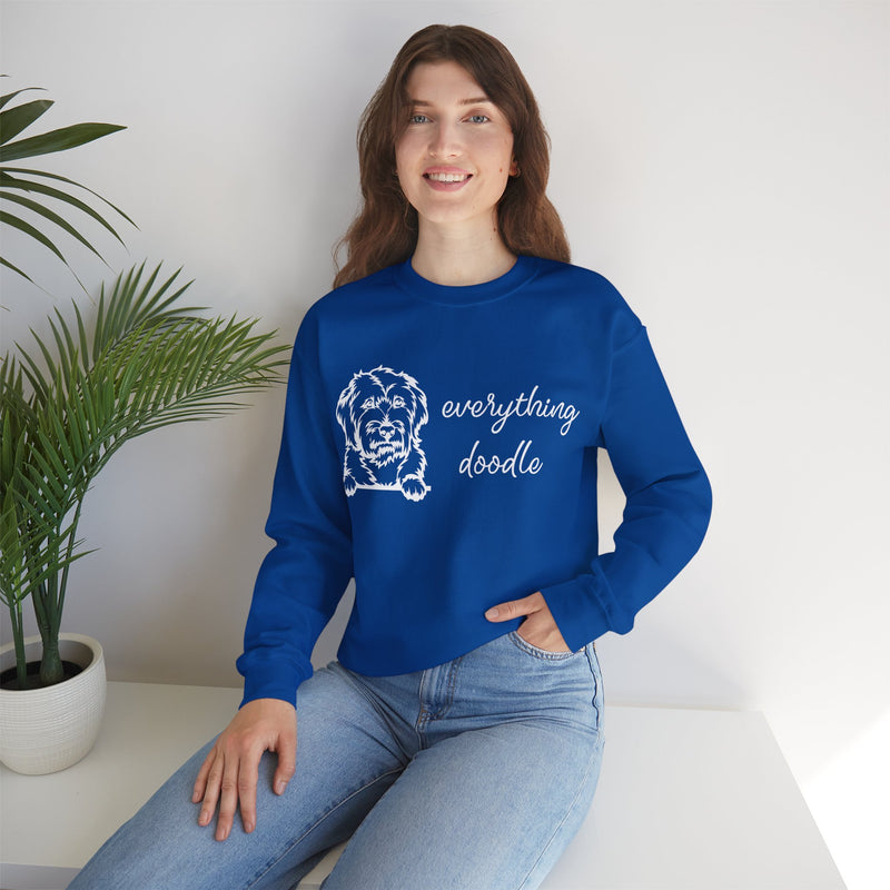 Everything Doodle Crewneck Sweatshirt (Dark Colors)